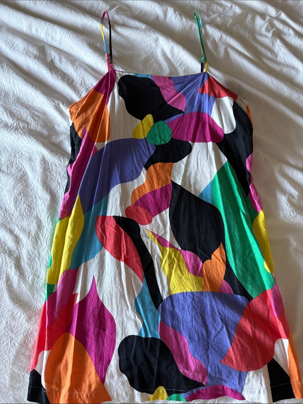 Multicolor Abstract Print Dress